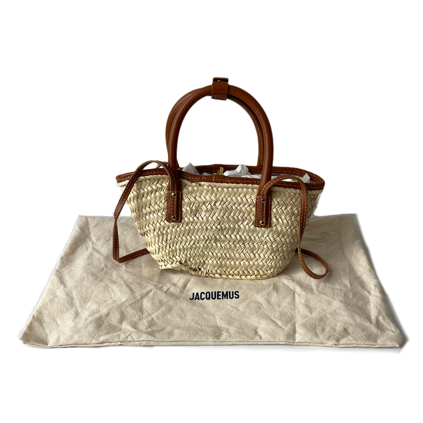 Jacquemus Le Petit Panier Soli Light Brown