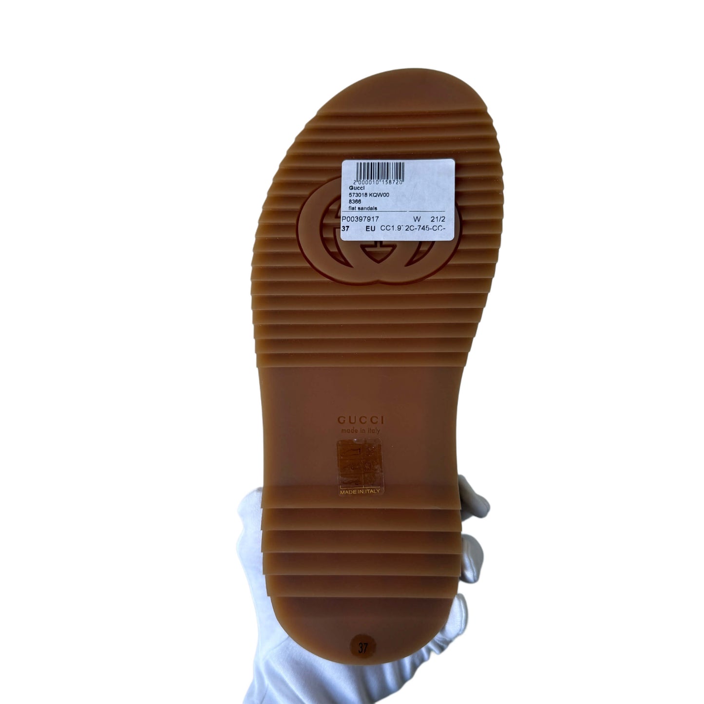 Gucci GG Supreme Platform Sandals Dark Red