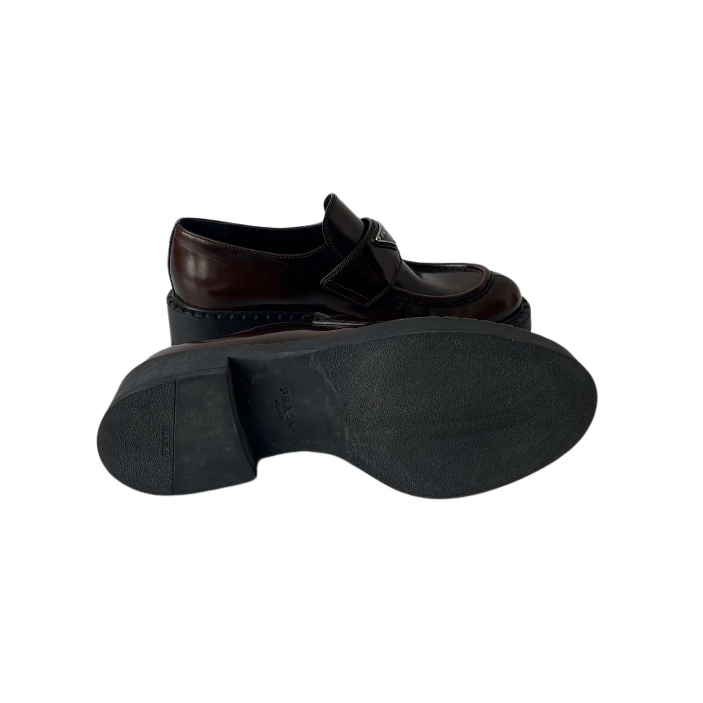 Prada Chocolate Loafers Brown