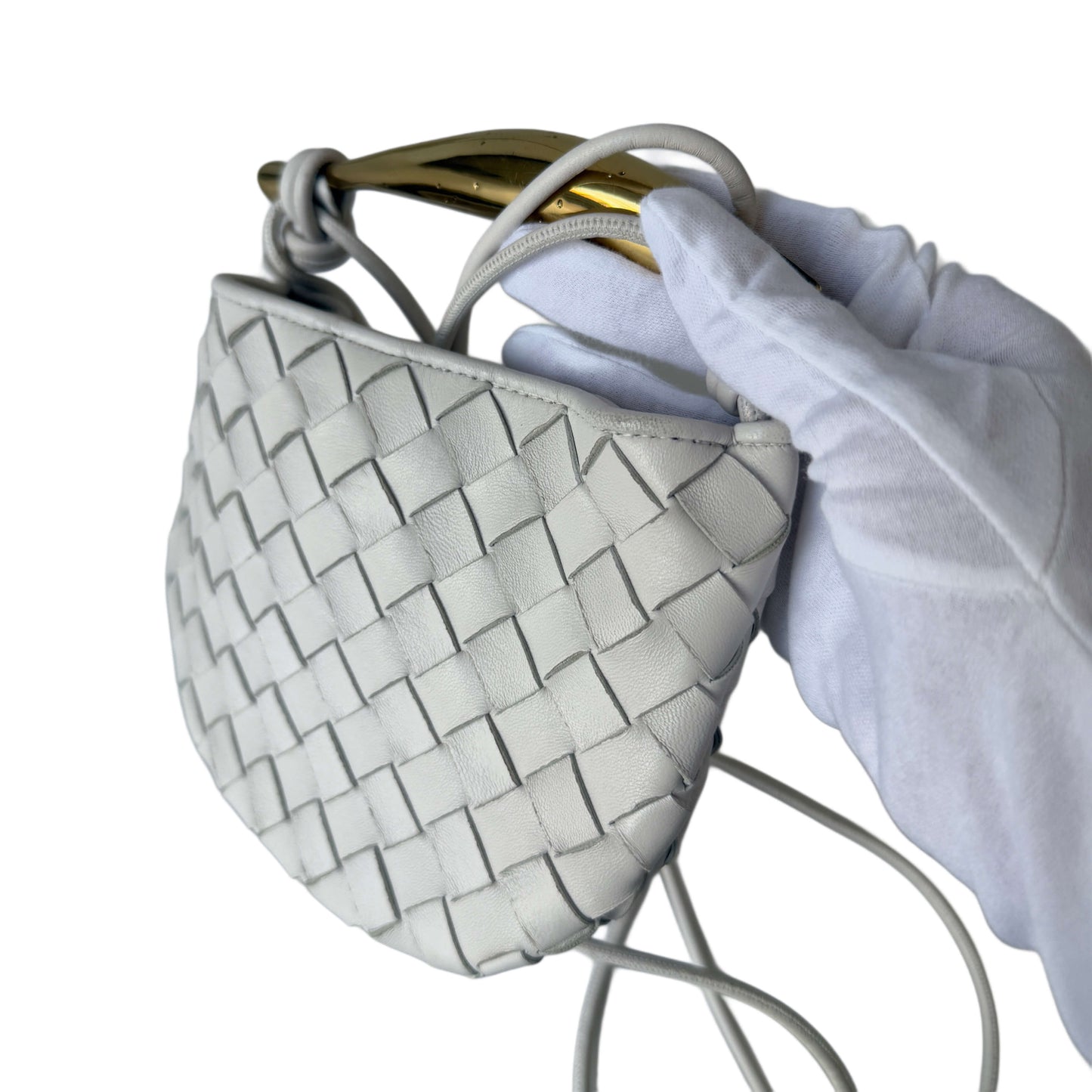 Bottega Veneta Baby Sardine Chalk