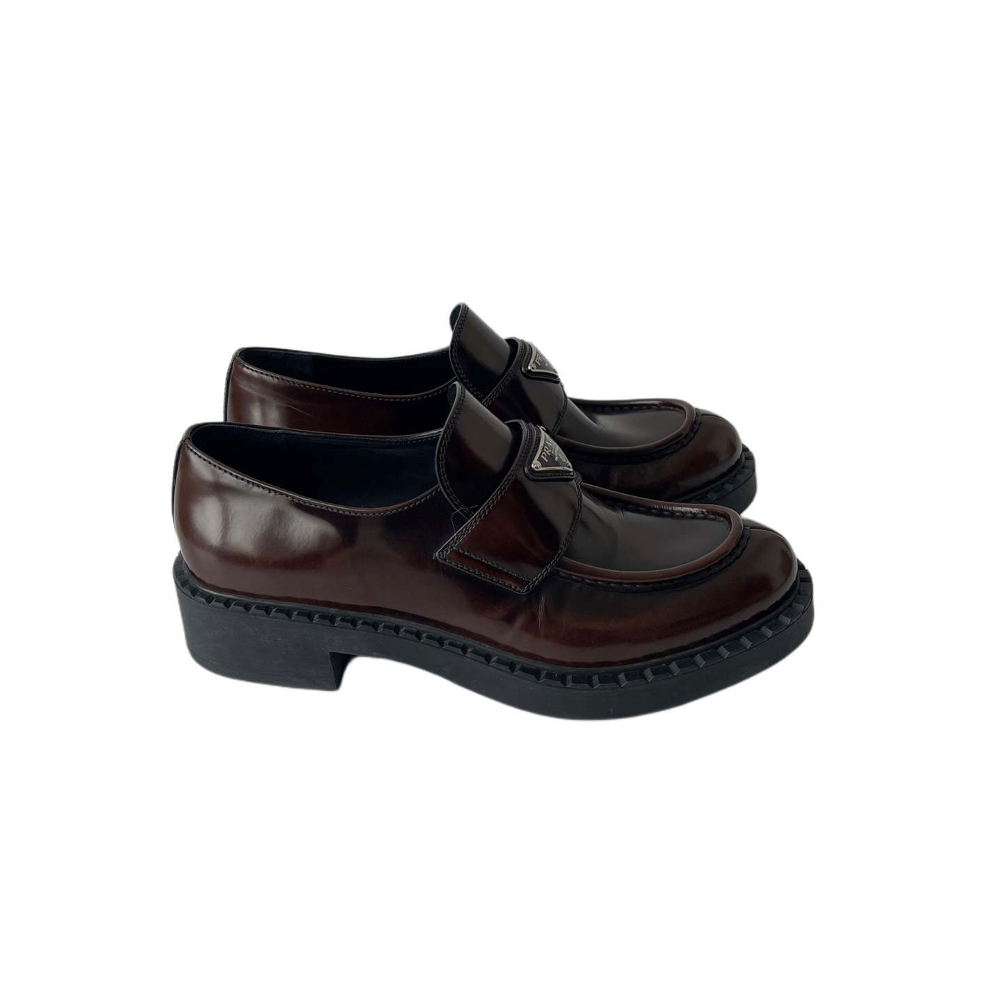 Prada Chocolate Loafers Brown