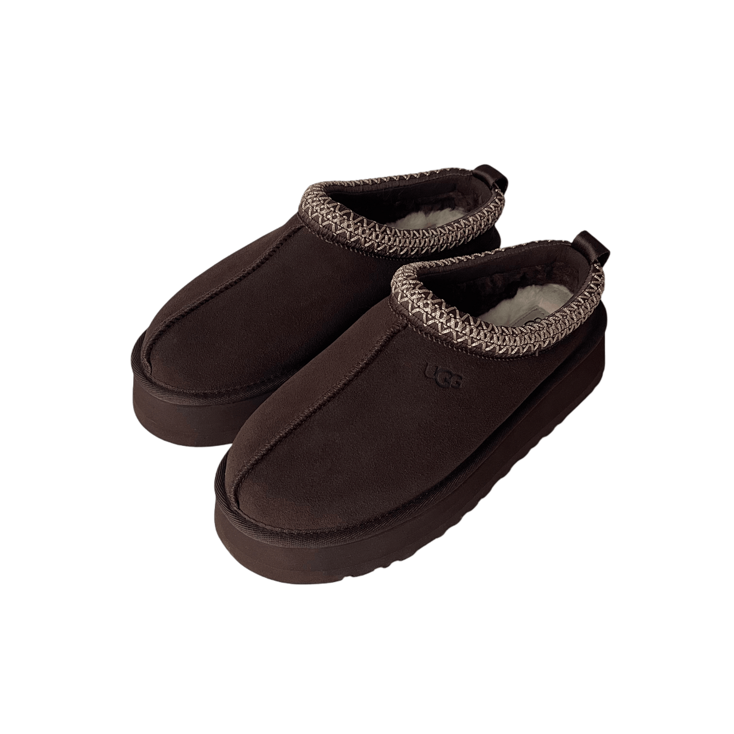 UGG Tazz Platform Slippers Burned Cedar