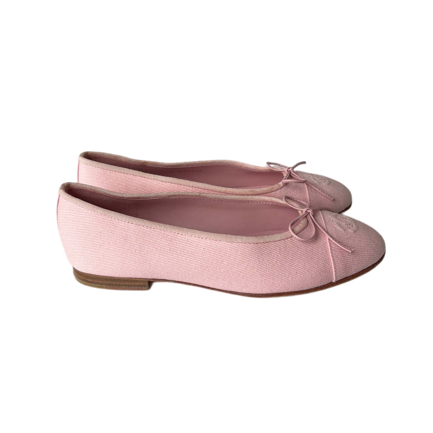 Ballerines Chanel Rose