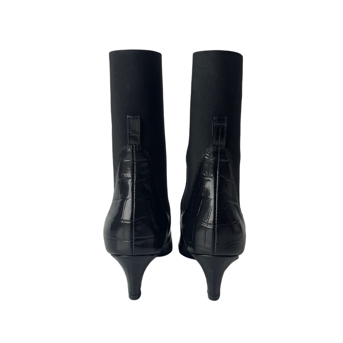 Tôteme Croco Ankle Boots black