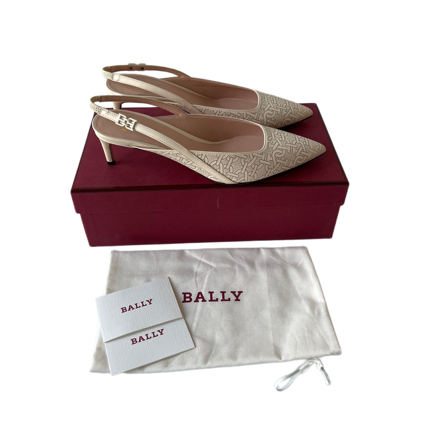 Bally Edeline Slingback Pumps Beige