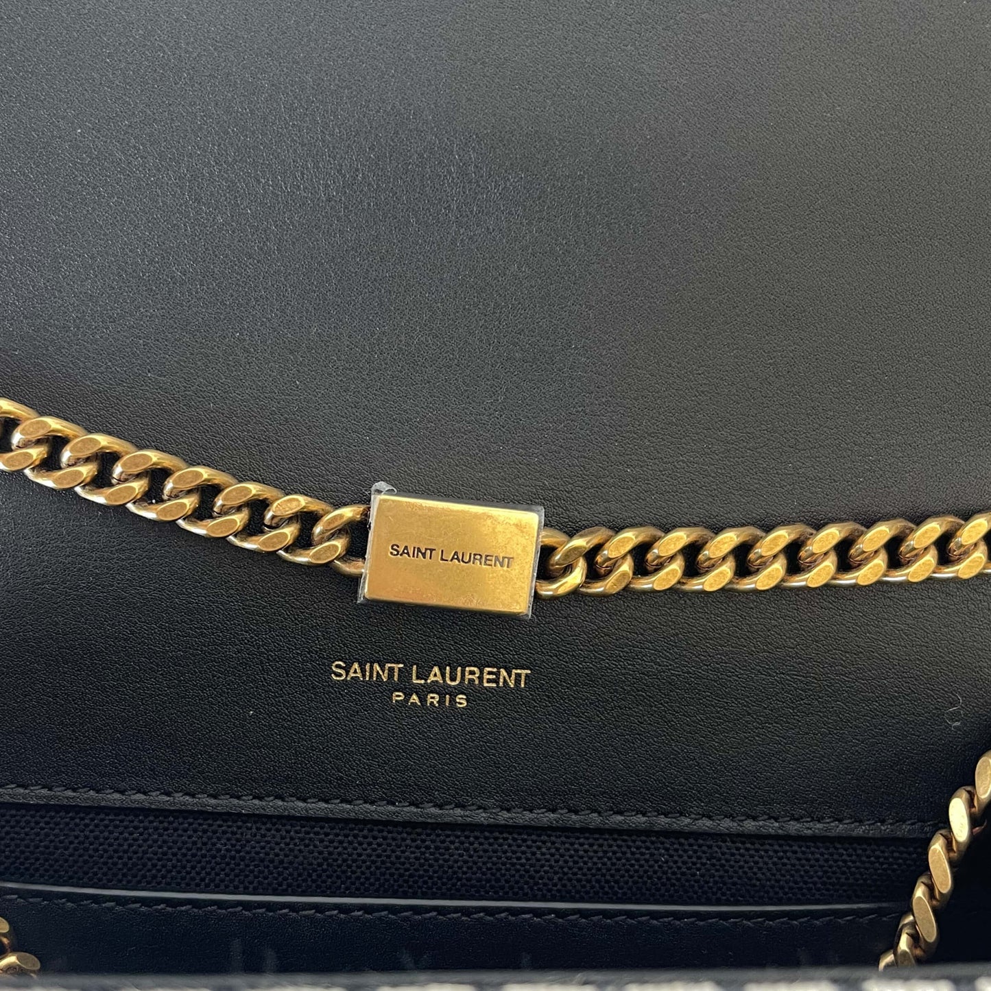Saint Laurent Kate small Umhängetasche aus Canvas