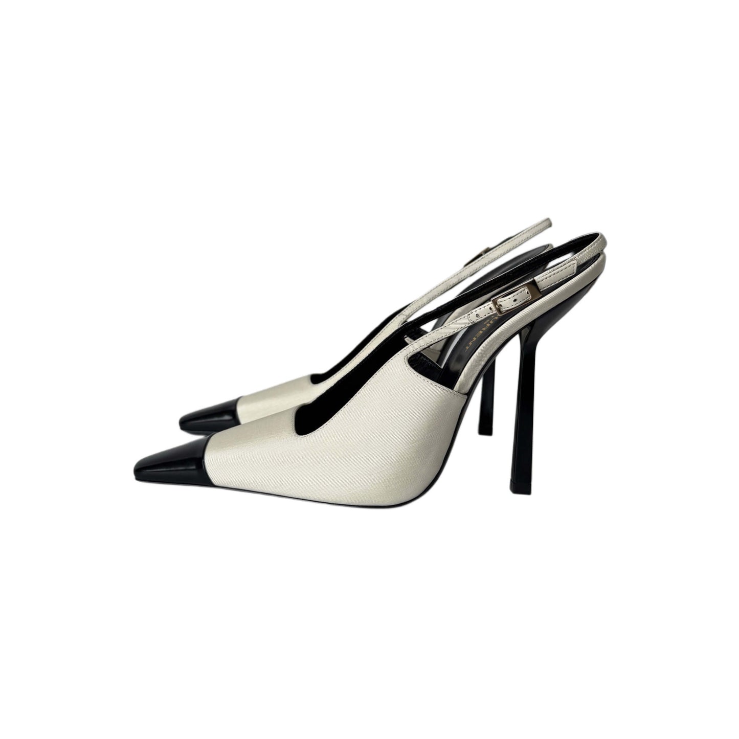 Saint Laurent Ines Slingback Pumps Ivory