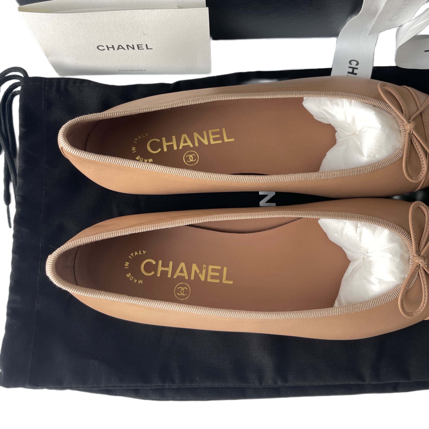 Ballerines Chanel Beige