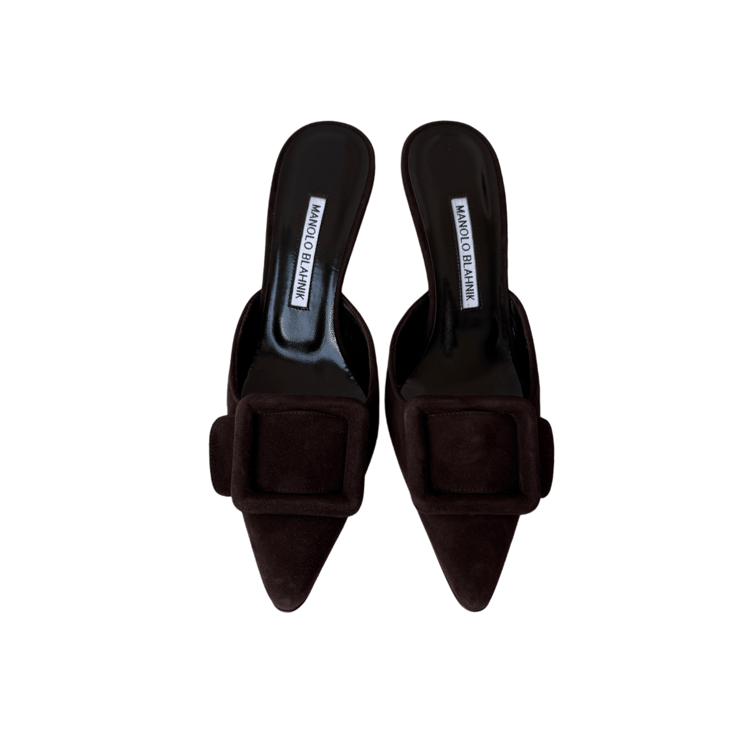 Manolo Blahnik Maysale Mules Braun