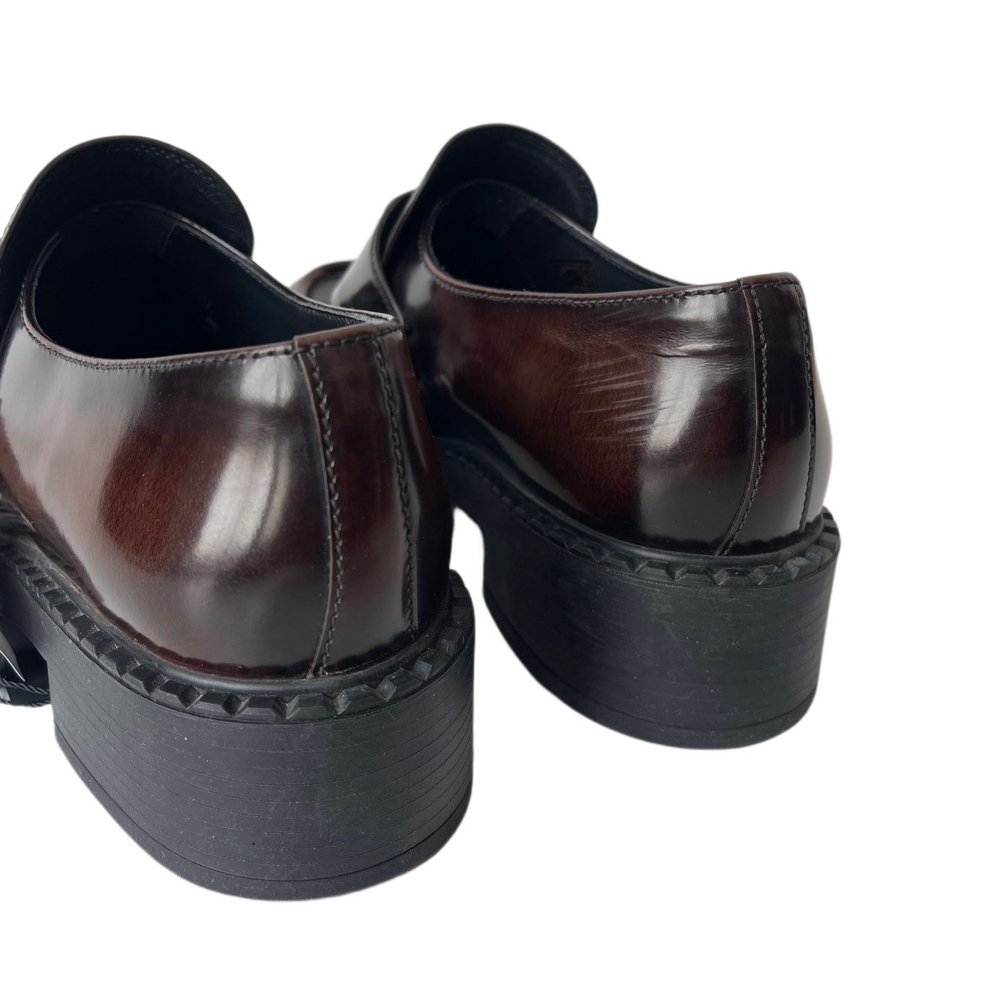 Prada Chocolate Loafers Brown