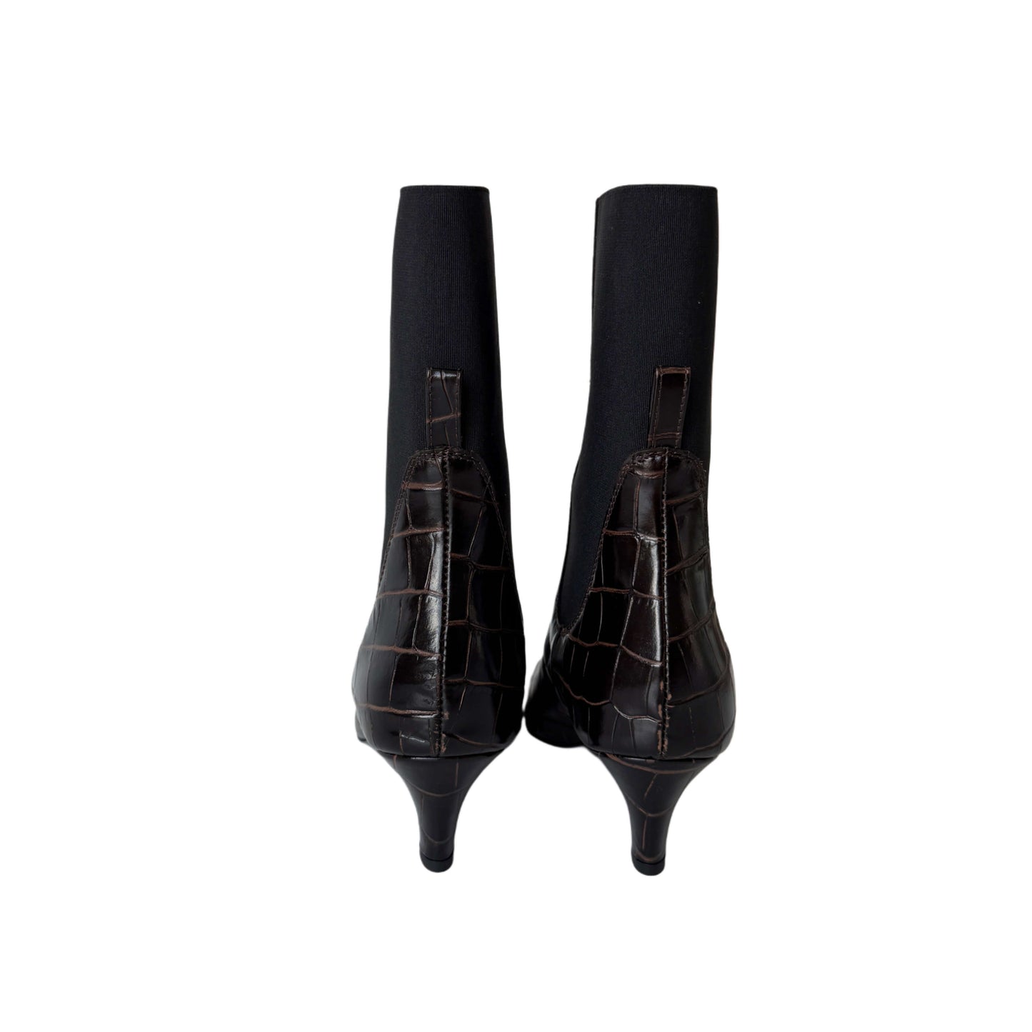 Tôteme Kroko Ankle Boots Braun