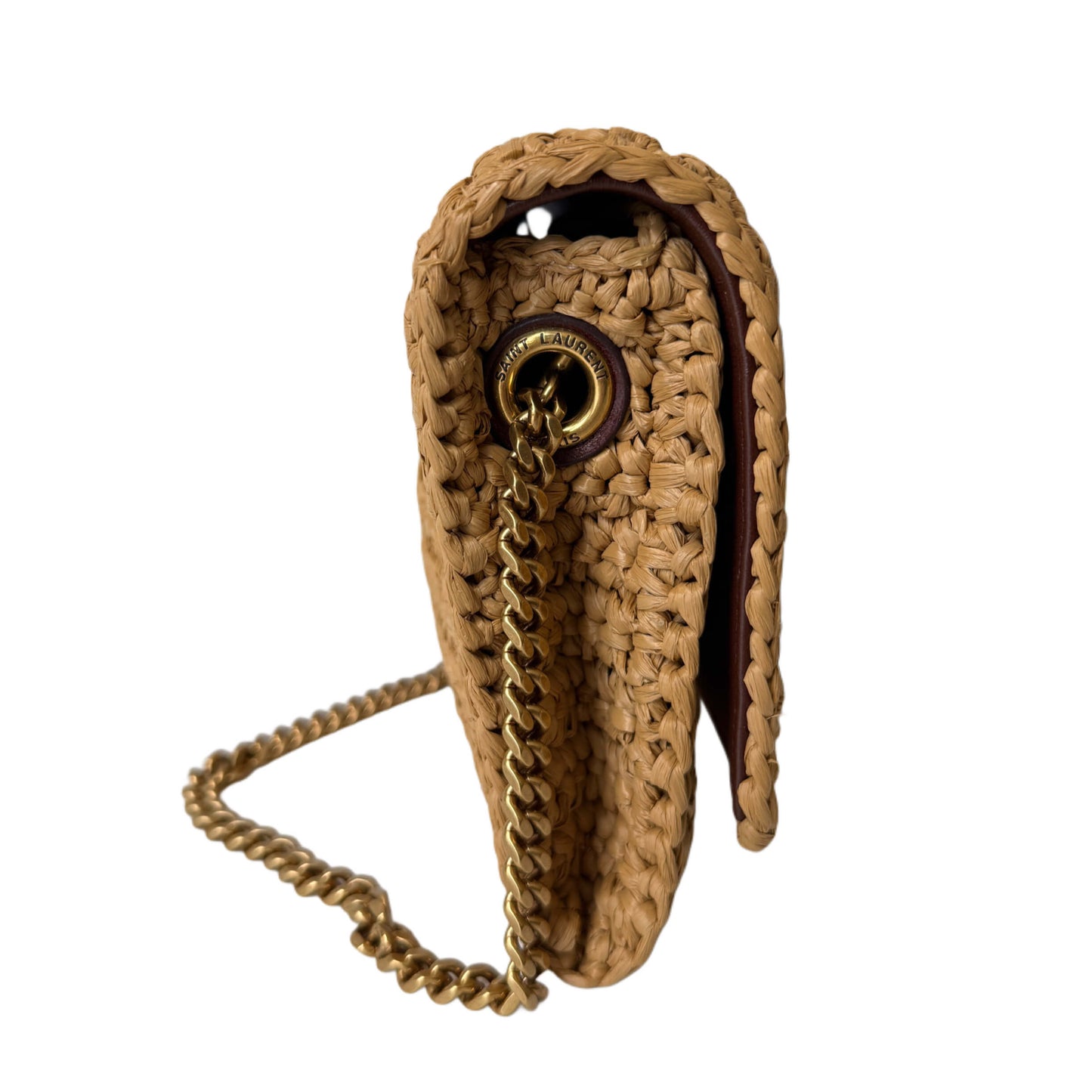 Saint Laurent Kate 99 Raffia Bag