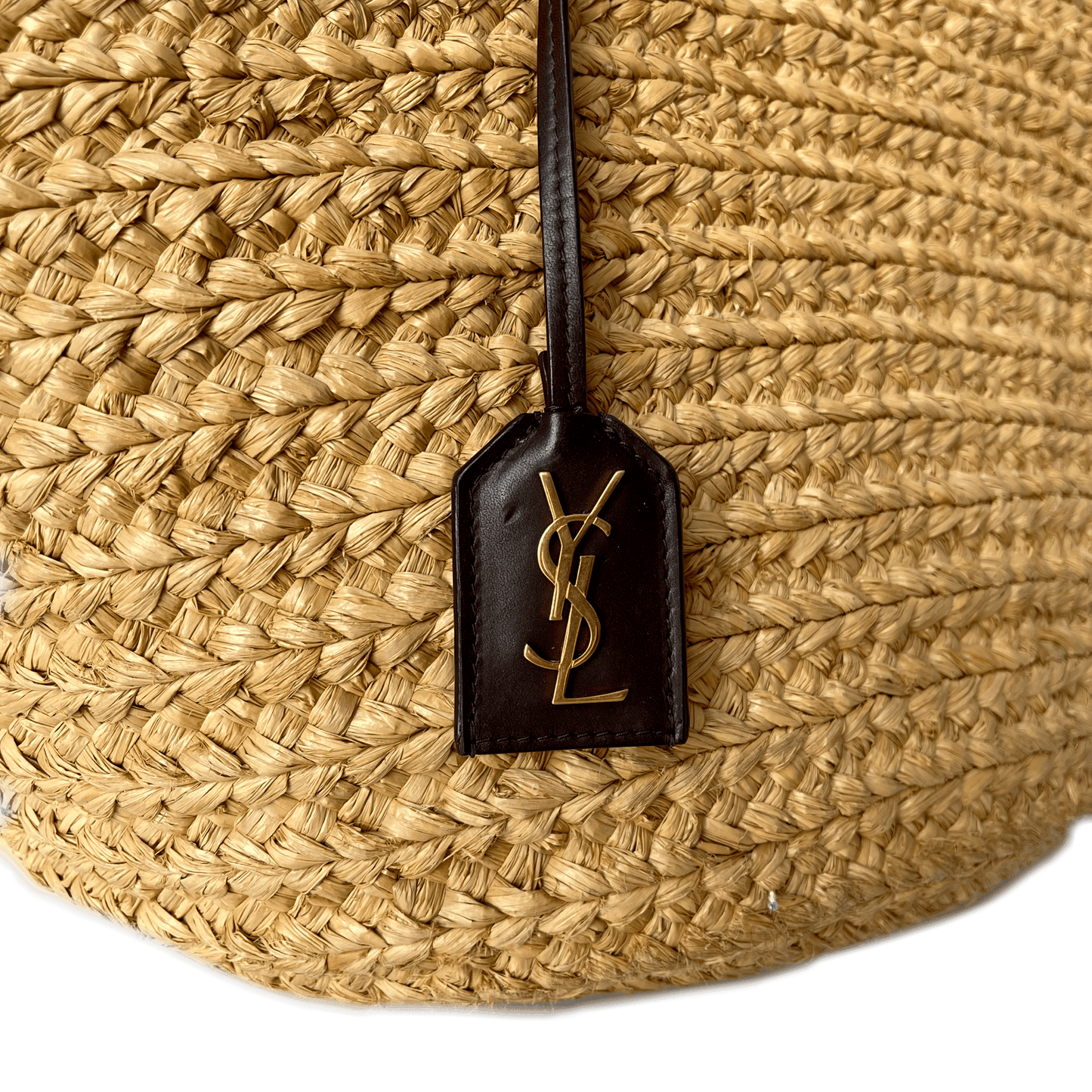 Saint Laurent Panier Tote Raffia
