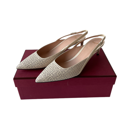 Bally Edeline Slingback Pumps Beige