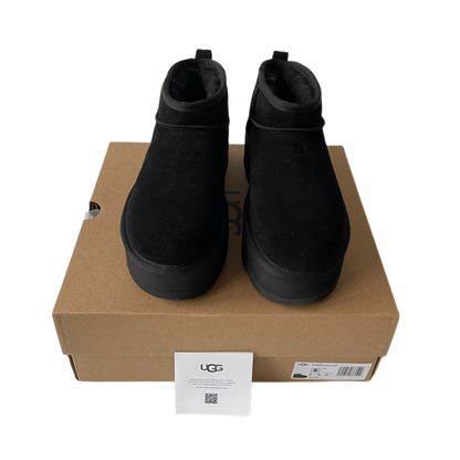 UGG Classic Ultra Mini Plateaustiefel Black