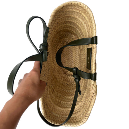 Céline Teen Basket Bag Khaki