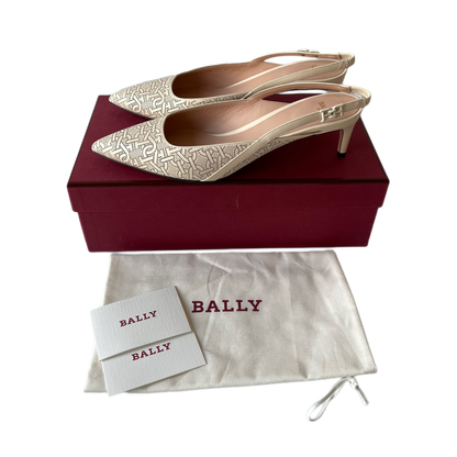 Bally Edeline Slingback Pumps Beige