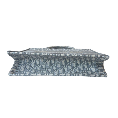 Dior Book Tote Medium Light Grey Oblique