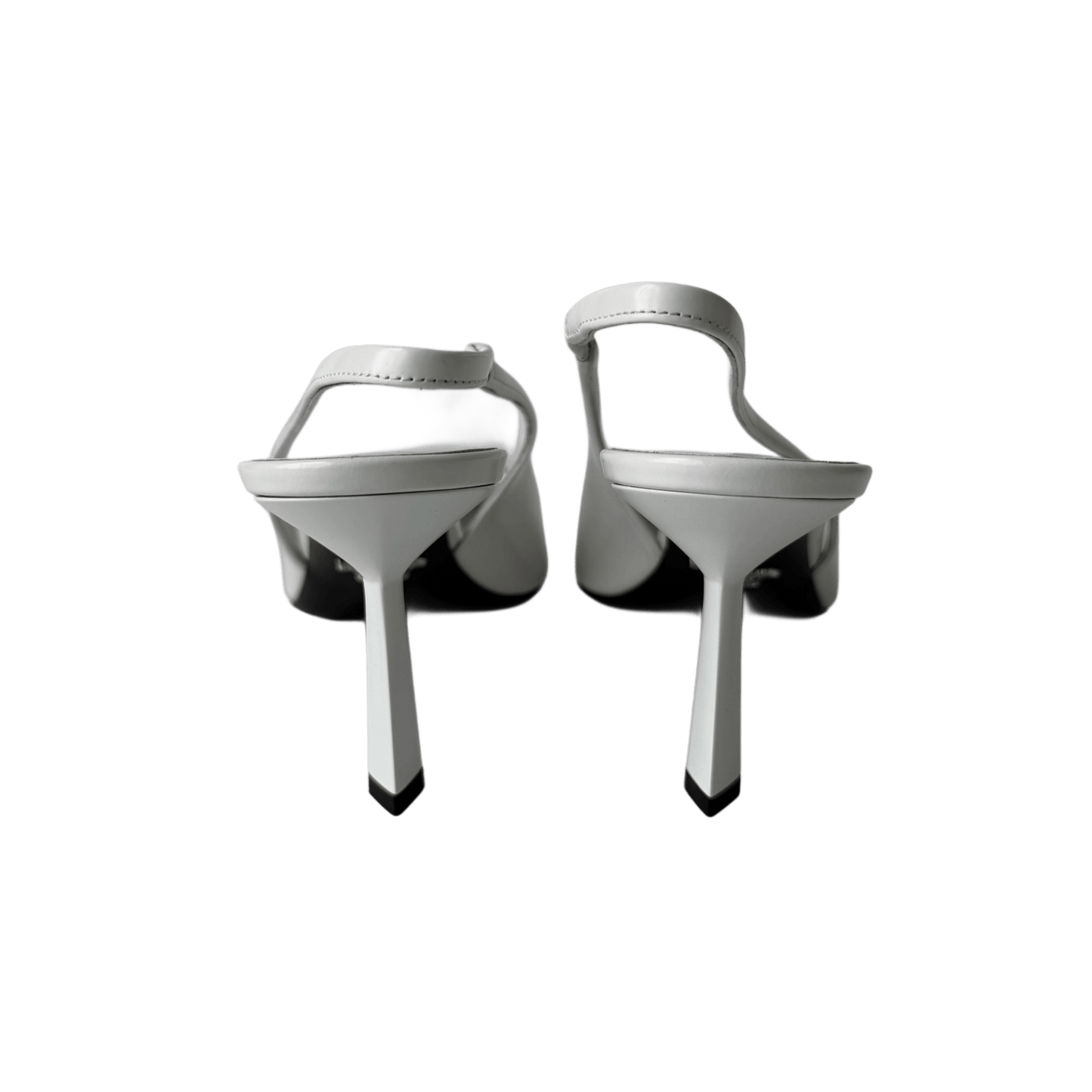 Prada Logo Slingbacks Weiß