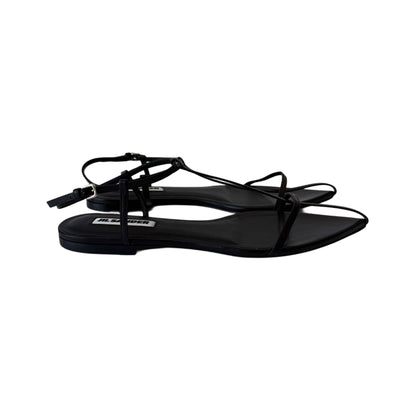 Jil Sander Tripon Sandalen Schwarz