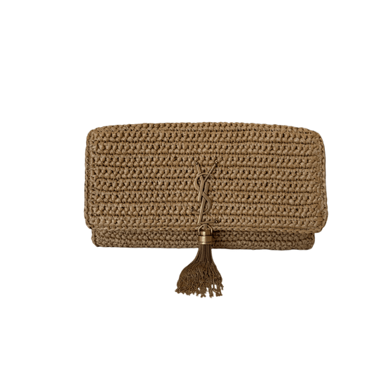 Saint Laurent Kate 99 Raffia