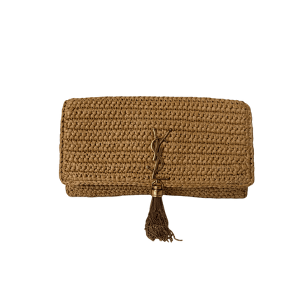 Saint Laurent Kate 99 Raffia Bag
