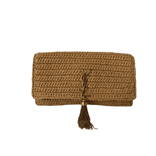 Saint Laurent Kate 99 Raffia Bag