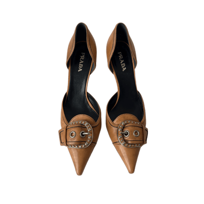 Prada Vintage Pumps Braun