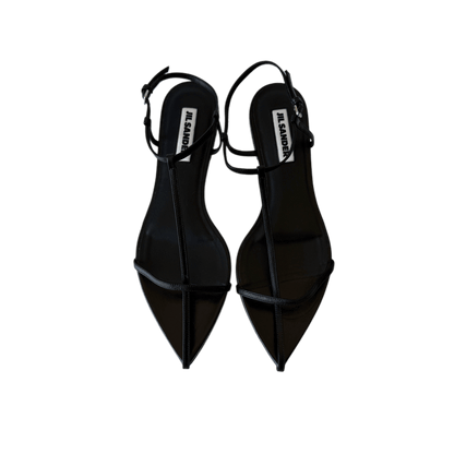 Jil Sander Tripon Sandalen Schwarz
