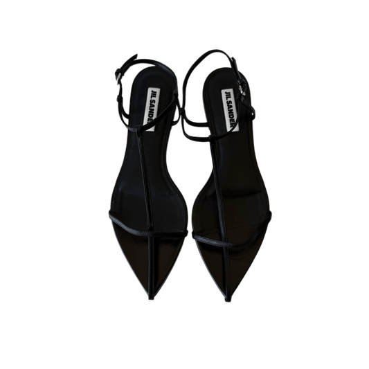 Jil Sander Tripon Sandalen Schwarz