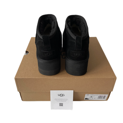 UGG Classic Ultra Mini Plateaustiefel Black