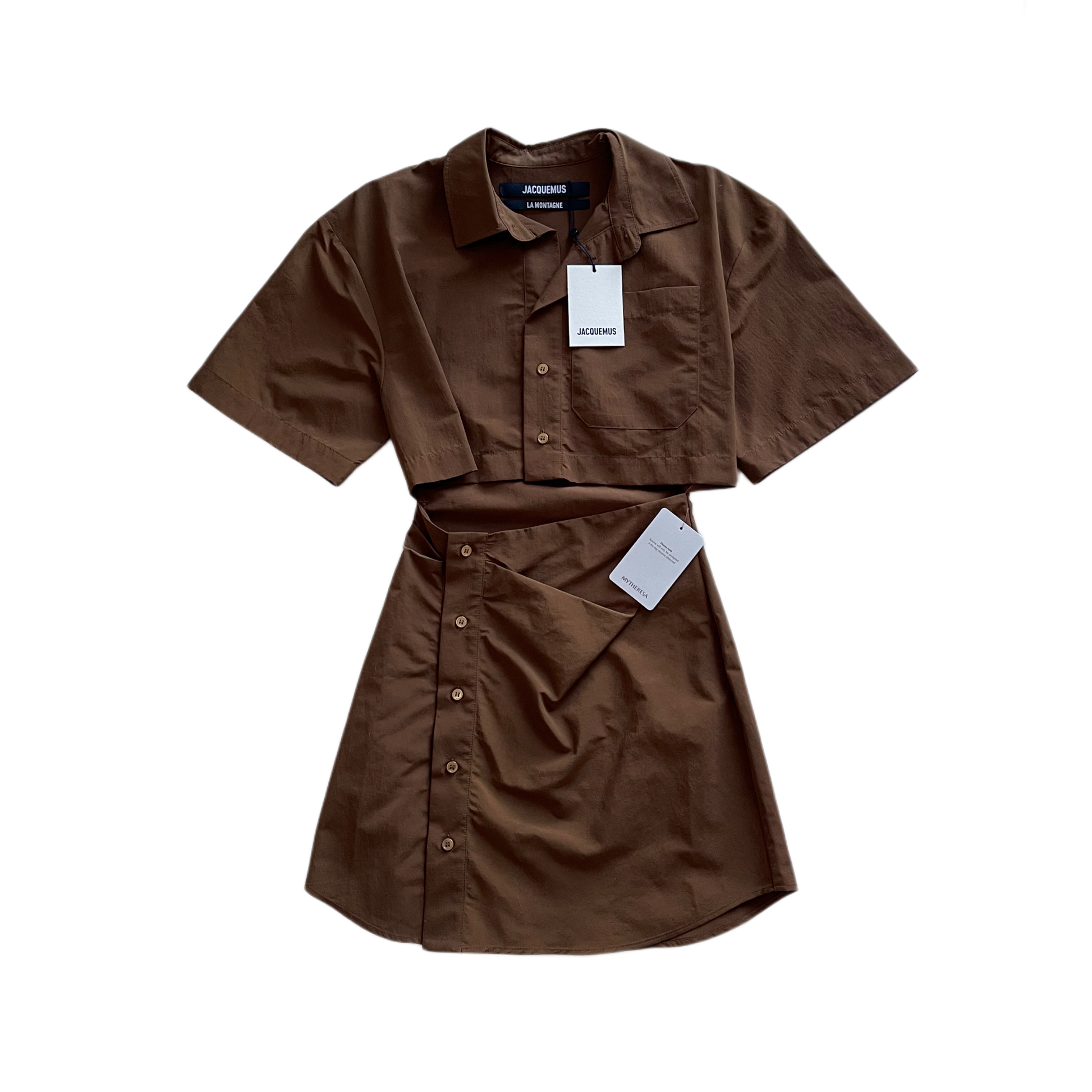 Jacquemus Dress La Robe Arles Brown Retro Gems Boutique Jacquemus Dress La Robe Arles Brown Retro Gems Boutique