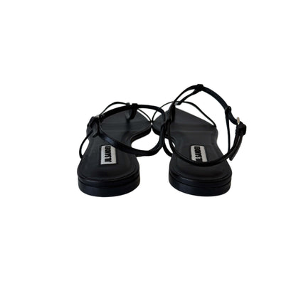 Jil Sander Tripon Sandalen Schwarz