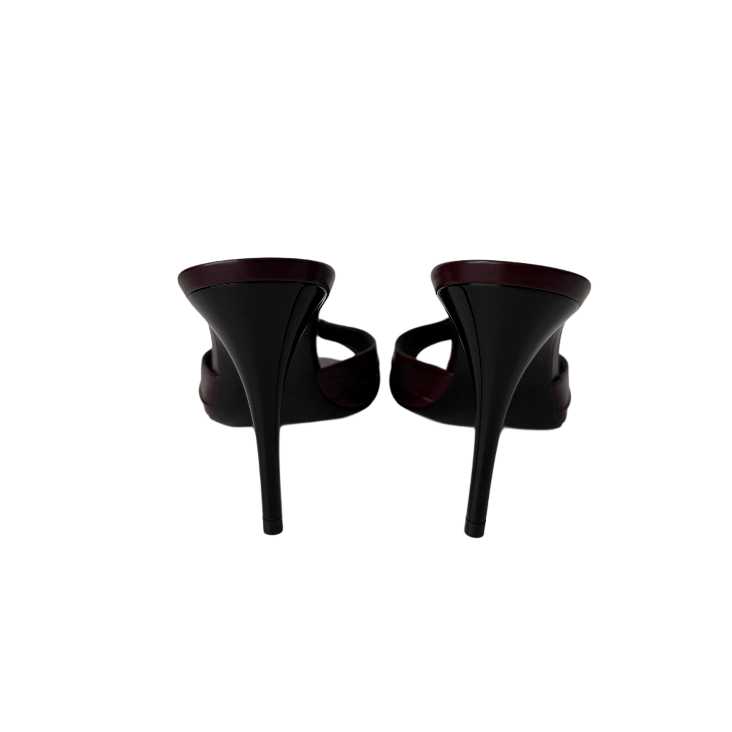 Saint Laurent Babylone Mules Burgnder