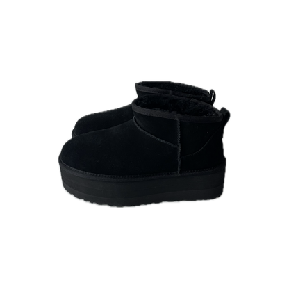 UGG Classic Ultra Mini Plateaustiefel Black