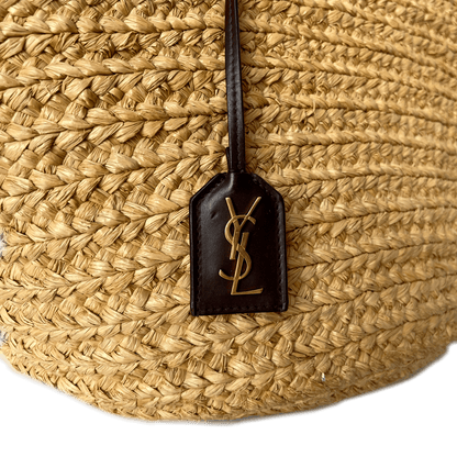 Saint Laurent Panier Tote Raffia